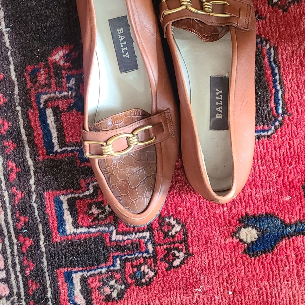 Leather loafers